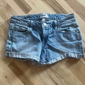 PAIGE size 25 Women's Light Blue Jean Shorts